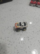 Vintage 1987 Road Champs Micro Machines Vette sollevato bianco Corvette fiamme