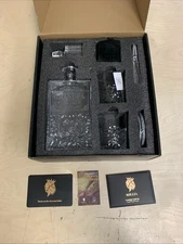 Gifts for HUSBAND Men, Kollea Whiskey Decanter Set with Glasses, Clear New 