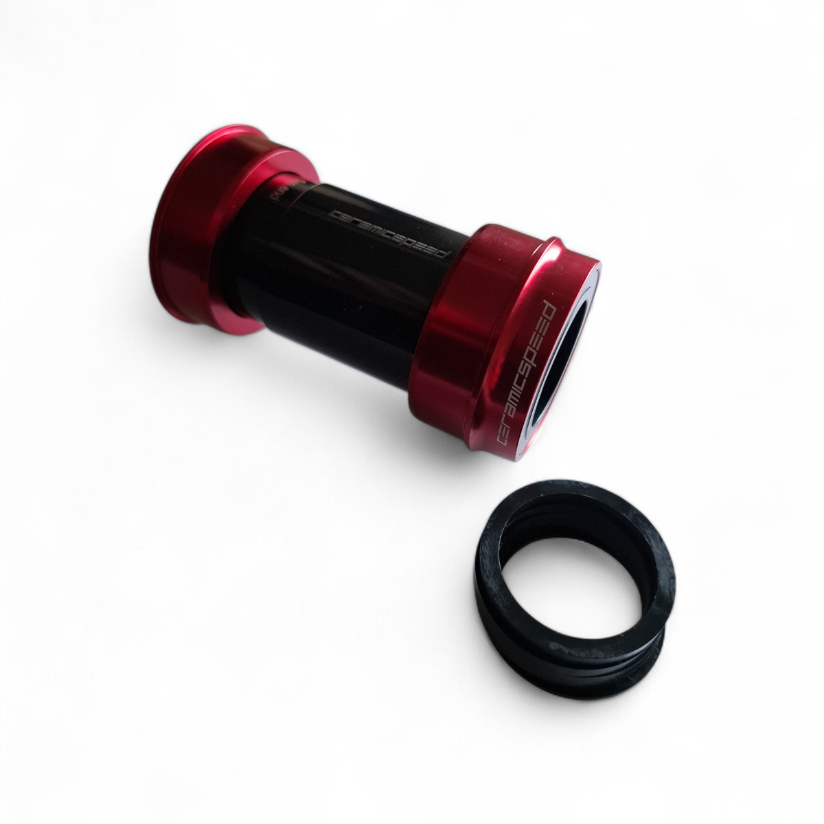 CeramicSpeed BBright PF46 Bottom Bracket SRAM DUB 46mm Red