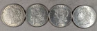 LOT OF 4 1921 P MORGAN SILVER DOLLARS #94