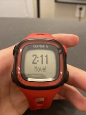 2014 Garmin Forerunner 15 GPS Running Watch With Charger Factory Reset 