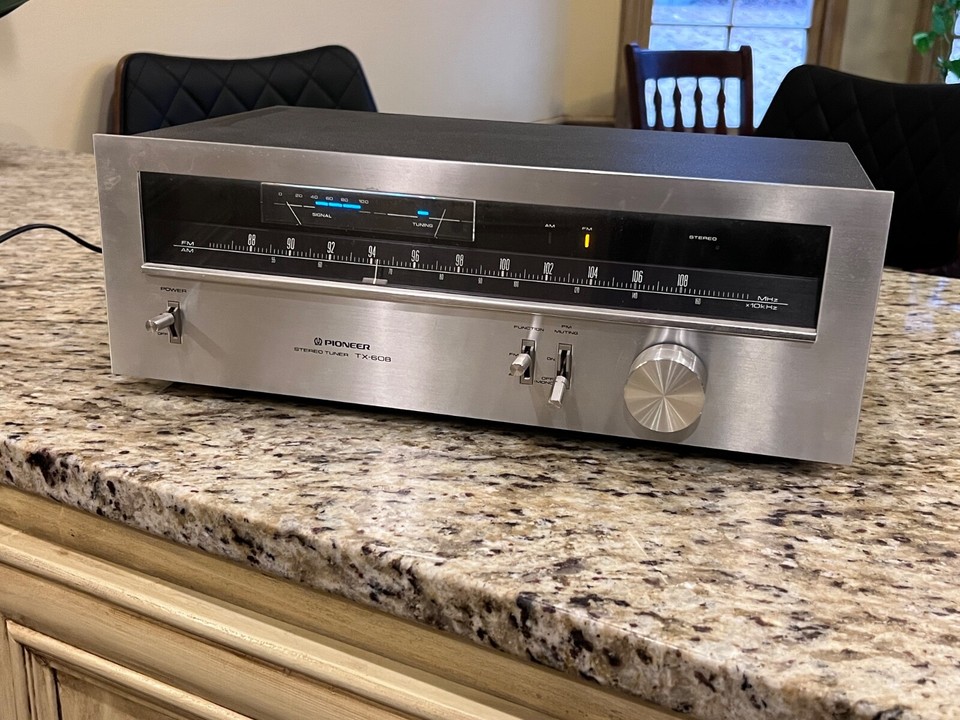 Pioneer TX -608 L Tuner Stéréo Fonctionne Parfaitement