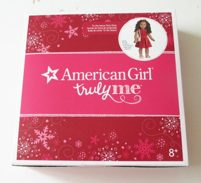 American Girl Tis the Season Outfit Red Party Dress Purse Shoes For 18" Dolls 