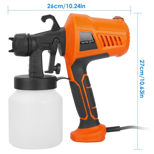 700W Electric HVLP Spray Gun 800ML Paint Sprayer Handheld Home DIY Painting Tool - Picture 8 of 20