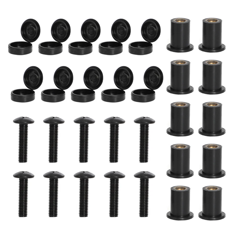 For Arctic Cat Snowmobile Windshield Hardware, Screw, Expansion Nuts, Mounting - Image 2 of 4