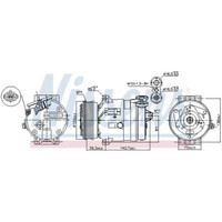 Kompressor Klimaanlage FüR Opel Vectra B J96 31_ Fiat Croma 194_ 194