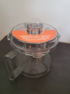 Cuisinart Pro Food Processor DLC-8 WORK BOWL FLAT LID and Pusher New