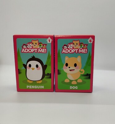 Lot Of 2 -2023 McDonald's Happy Meal Toy-Adopt Me- #1 And #6  w/Stickers & Cards
