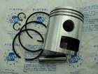Lambretta Piston 150cc 57.20mm 14mm pin size Fits Model D LD V1