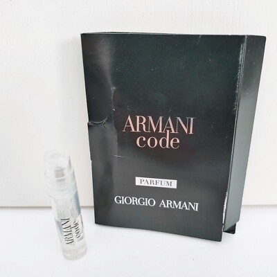 GIORGIO ARMANI Code Parfum mini Spray Fragrance for men, 1.2ml, Brand New!