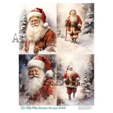 AB Studio, Rice Paper, Decoupage, Mixed Media, Arts, Crafts, A4, 8.27 x 11.69