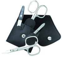 Becker-manicure Erbe Solingen 4 Piece Manicure Set Manicure Case For Men Leather Becker-manicure Erbe Solingen 4 Piece Manicure Set Manicure Case For Men Leather