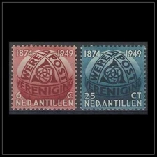 Netherlands - Dutch Antilles Issue 1949 (209-210) UPU