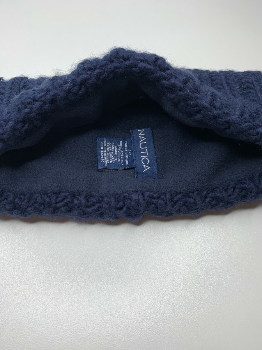 NWT Nautica Headband Winter Navy Women display picture 2