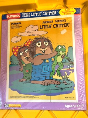 Vtg SEALED Playskool Mercer Mayers Little Critter Woodboard Puzzle 1991 474-03