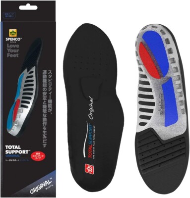 Spenco Total Support Thin Shoe Insoles Ship Japan