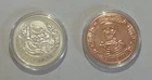 1 T Oz Fortune Favors the Bold .999 Silver Round w/Oz Copper Memento Mori Round
