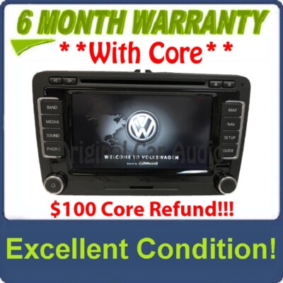 2010 - 2015 Volkswagen VW Jetta Passat OEM DynAudio Premium Sound RNS-510 Nav