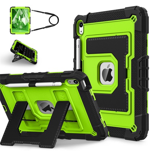 For iPad 11th 10th Gen 2025 A16 Case Kids Friendly Shockproof Stand Cover Strap - Picture 5 of 104