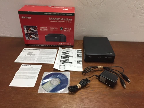 Buffalo BR-X816U2 USB 2.0 MediaStation 8x External Bluray Writer BR-X816SU2-US
