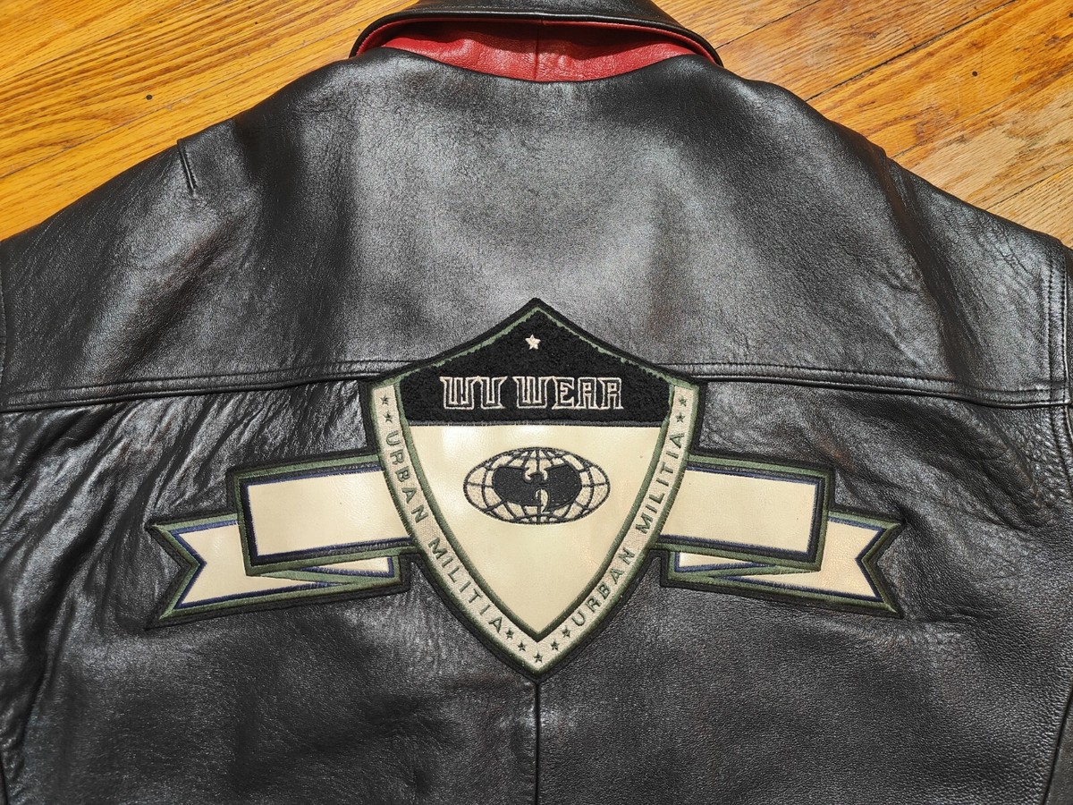 1995 Original Mint Condition Wu Tang Clan Wu Wear Leather Jacket