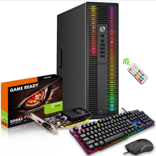 Gaming PC i7 i5 HP 32GB 1TB SSD Nvidia Graphics GT1030 AMD RX550 DDR5 RGB HDMI - Picture 4 of 25