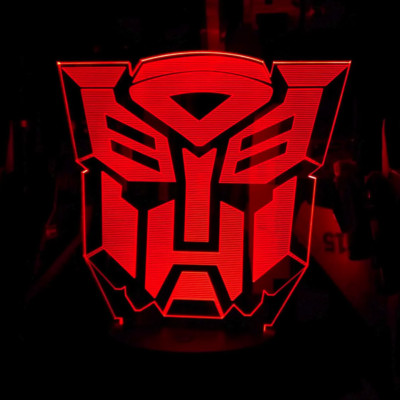  3D LED Acrylic Transformers Autobot G1 Night Light BLUETOOTH ANDROID IPHONE ...