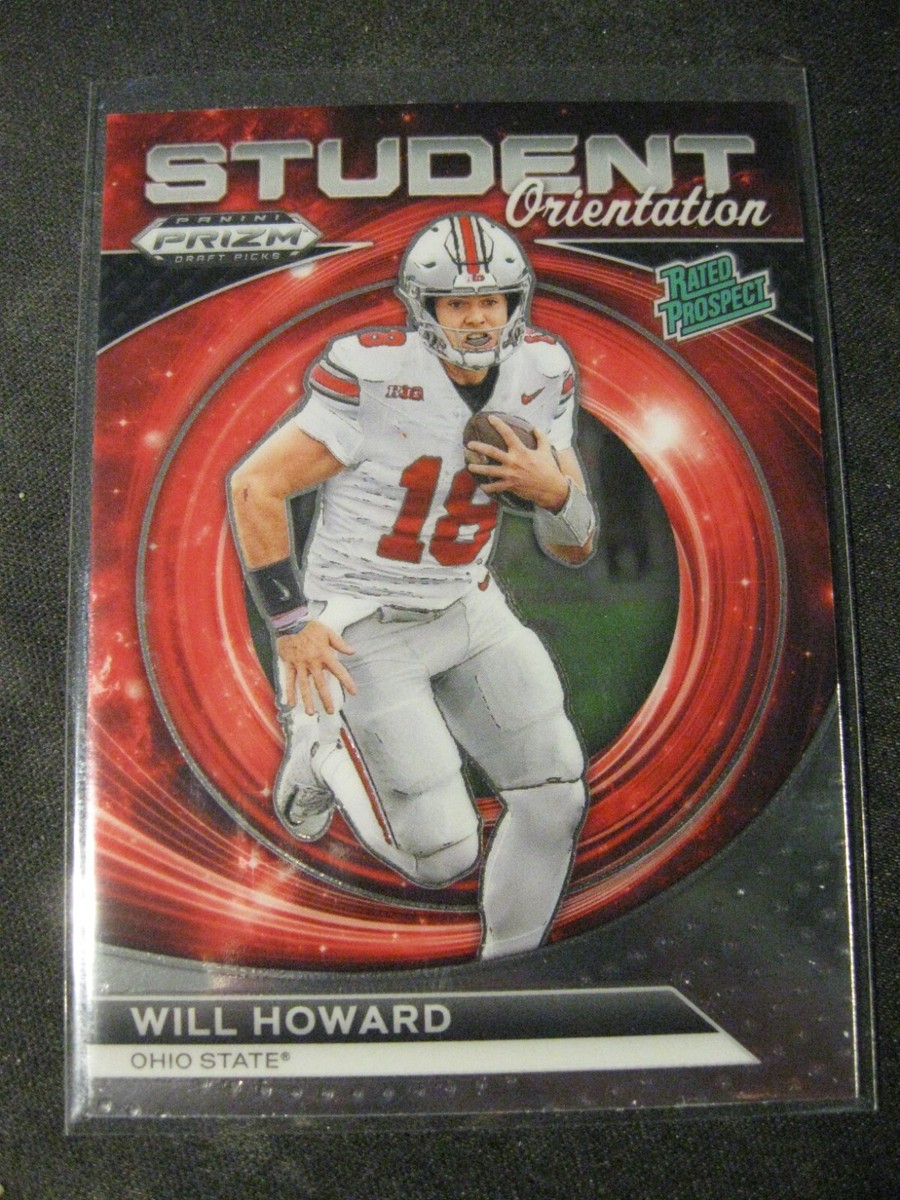 WILL HOWARD 2024 Panini Prizm DPs Rated Prospect STUDENT