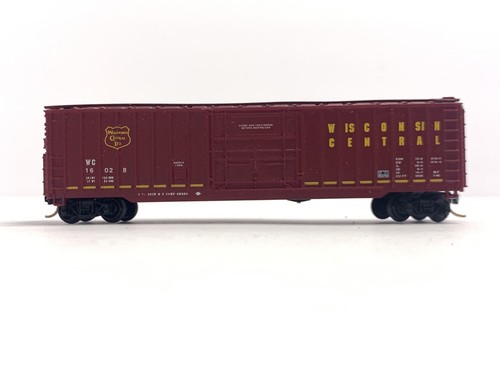 Coche caja coche freege escala N Mikro-Trains WC #16028 Wisconsin Central LTD | Zustand: Used