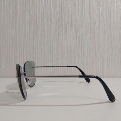 Chanel Women Rimless Sunglasses 4237 C.124/5R Silver Gray