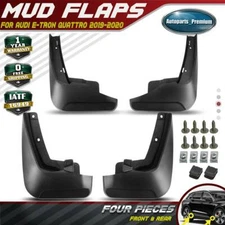 Splash Guards Mud Flaps for Audi e-tron Quattro 2019-2021 Front Rear Set of 4
