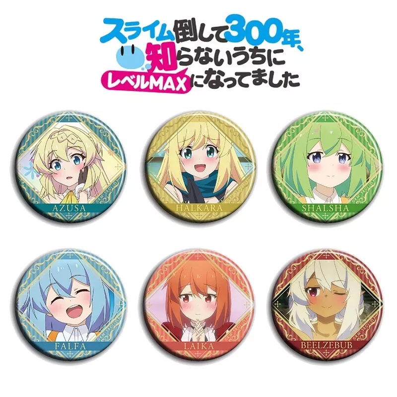 9PCS Anime slime taoshite 300 nen Badge Itabag Accessories Pin Button Gift  58mm