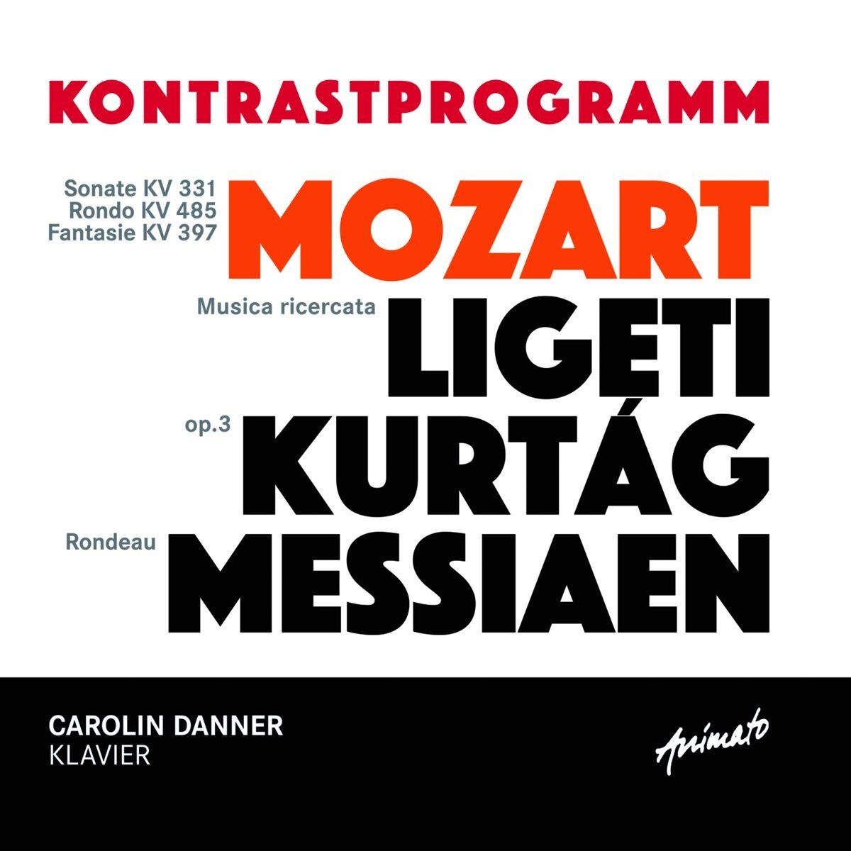 DANNER, CAROLIN Danner Carolin - Kontrastprogramm CD NUOVO