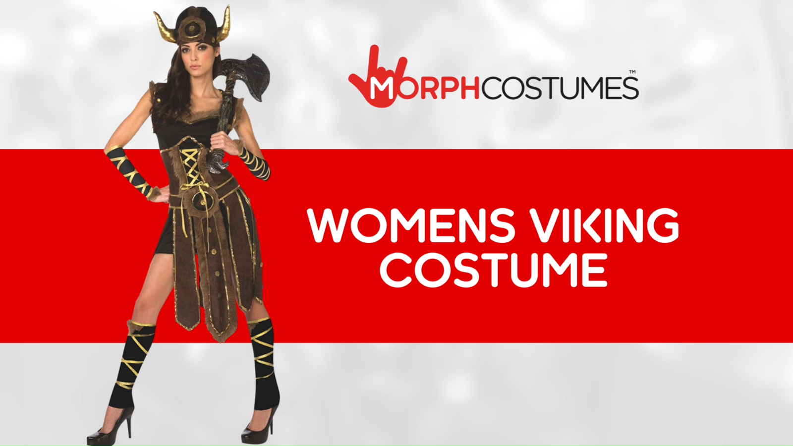 Fantasia feminino de viking bárbaro - Barbarian Viking Womens Costume