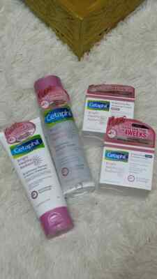 SET Cetaphil Bright Healthy Radiance Skincare Cleanser Toner Day/Night Cream