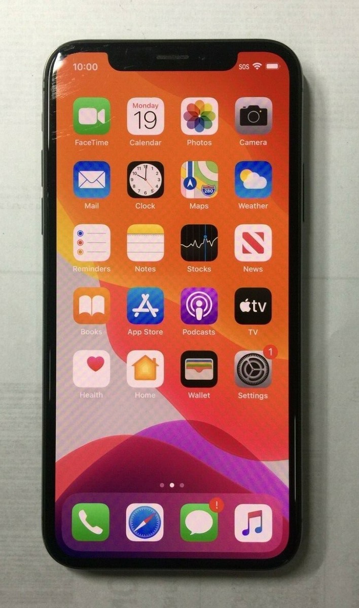 Apple iphone X 64GB A1865 GRAY UNLOCKED GOOD WORKING CONDITION 