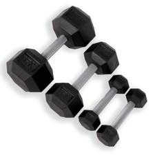 NEW! TRX 20 Pound TRX Hex Rubber Dumbbells - Sold by Each