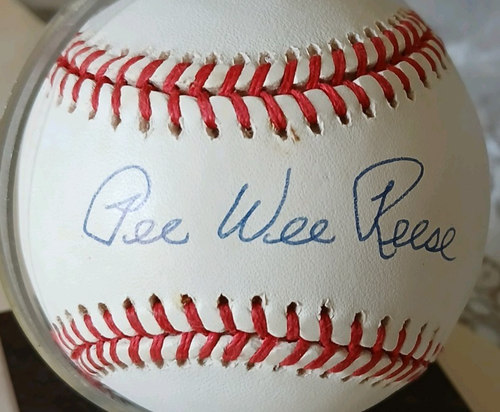 Pee Wee Reese Signed National League Rawlings Baseball William White ....No COA - Picture 11 of 12
