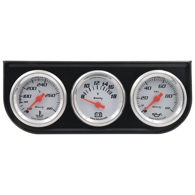 Equus 5100 1-1/2'' Triple Gauge Kit, White