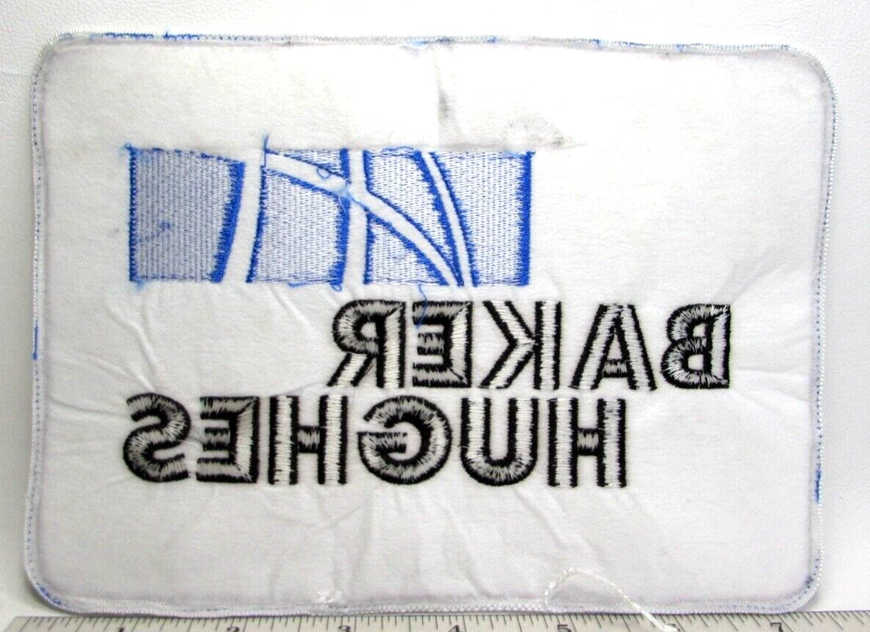 Vintage Baker Hughes Large Back Patch Oil Well Drilling Tools First Era Logo A - Image 4 of 4