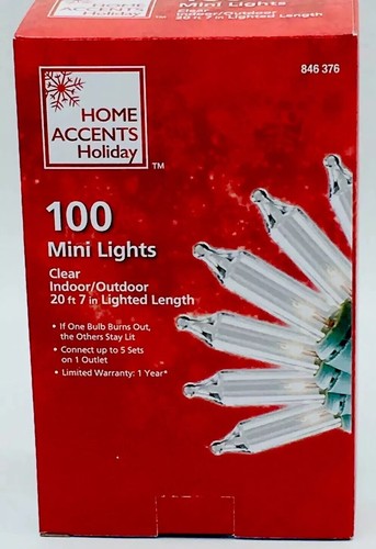 Home Accents Holiday 100 Lichterkette klar - Bild 1 von 3