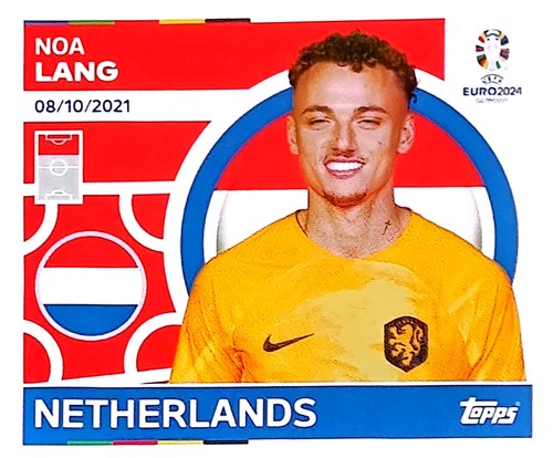 Pegatina Topps UEFA Euro 2024 - EM 24 - Pegatina individual a elegir parte 2/3 - Imagen 156 de 240