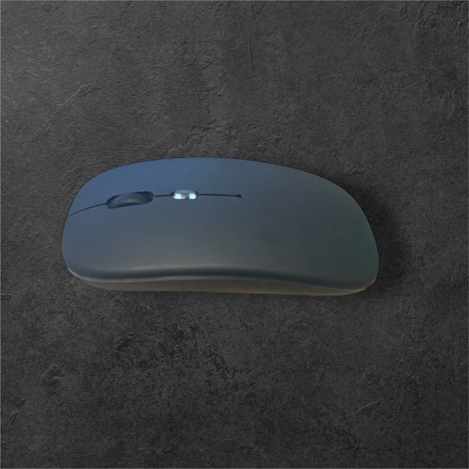 Rechargeable Silent Wireless Mouse + USB C OTG Adapter for PC Mac Lapto - Image 3 of 4