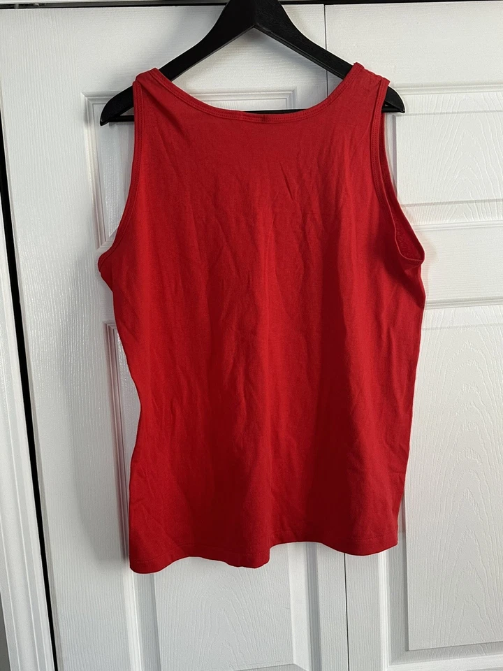 Cornell Big Red Tank Top Shirt Men's L Large Newman Nation NCAA Ivy League Foto 2 de 3