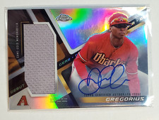 Didi Gregorius 2019 Topps Chrome Debut Gear Autograph /50 Jumbo Jersey DGA-DG SP