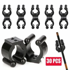 30pcs Fishing Rod Storage Clips Pole Holder Rack Organizer Wall Mounted US