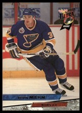 1993-94 Fleer Ultra #205 Kevin Miehm Rookie RC St, Louis Blues hockey card