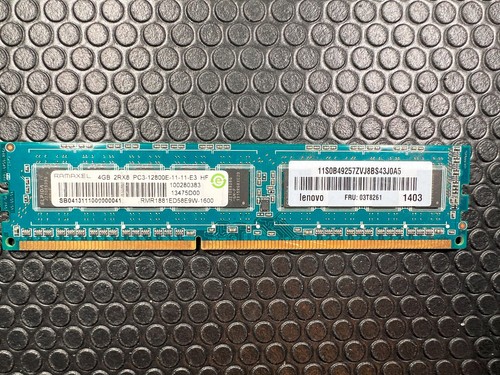 Ramaxel 4GB 1600MHz-DDR3 PC3-12800 Rank 2 DIMM (RMR1881ED58E9W-1600 ) (Lot 26) - Picture 2 of 3