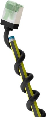 Ultraflexibles CAT 8.1 Patchkabel, slim, U/FTP, schwarz 2 m