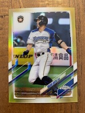2021 Topps Chrome NPB Taishi Ohta Gold Refractor 29/50 #115 Ham Fighters
